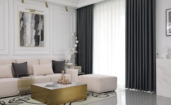 Living Room Blackout Curtains Dubai