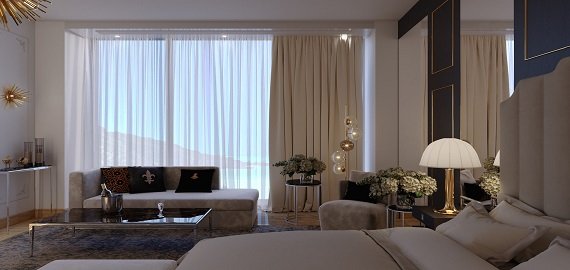 Stylish curtains in dubai