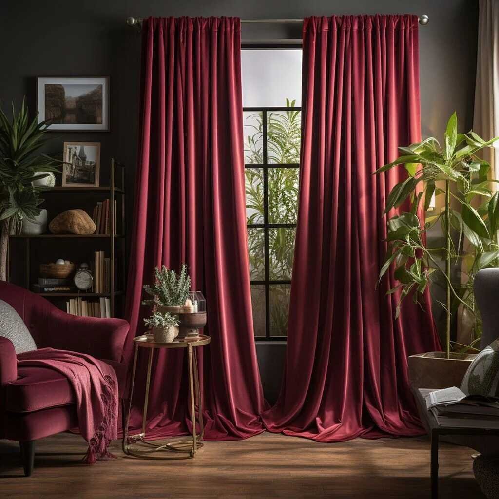 Red Curtains Dubai