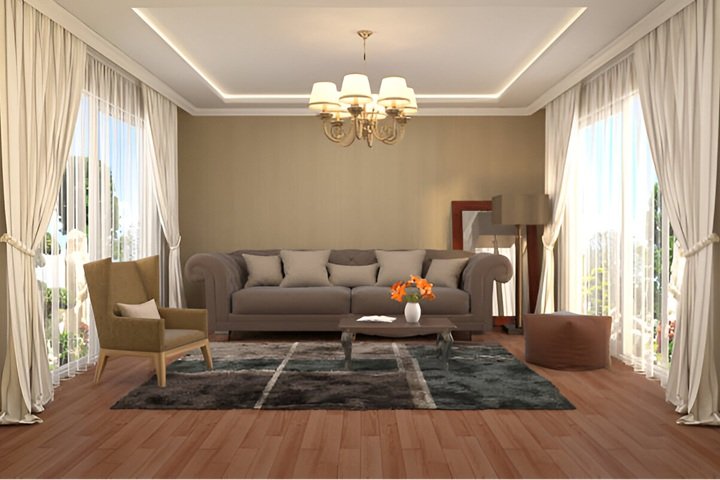 Silk curtains Dubai