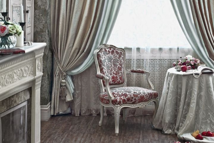 Silk curtains Dubai