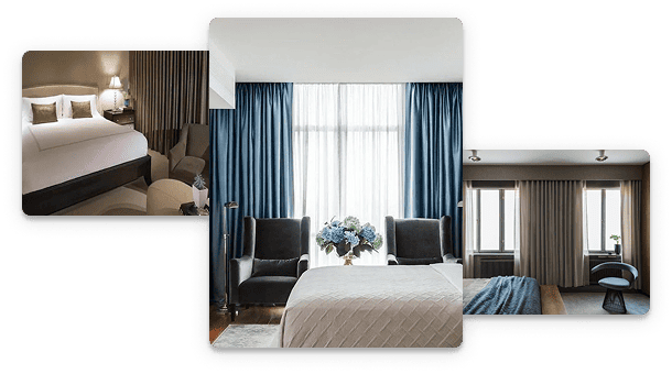 Luxury hotel curtains Dubai