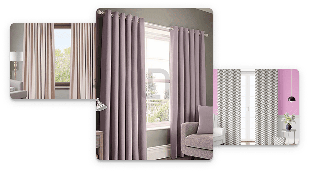 Made-to-order cotton curtains Dubai