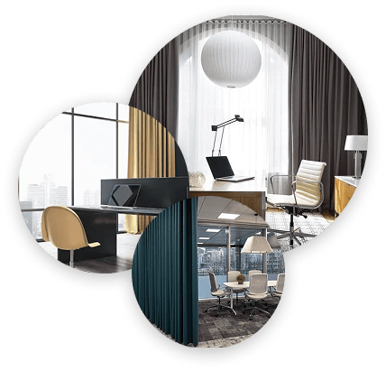 Office Curtain Installation in dubai