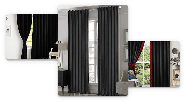Premium Quality Black Curtains