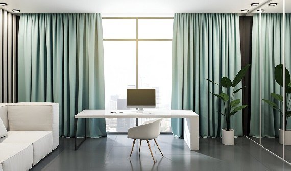 blackout curtains for offices dubai