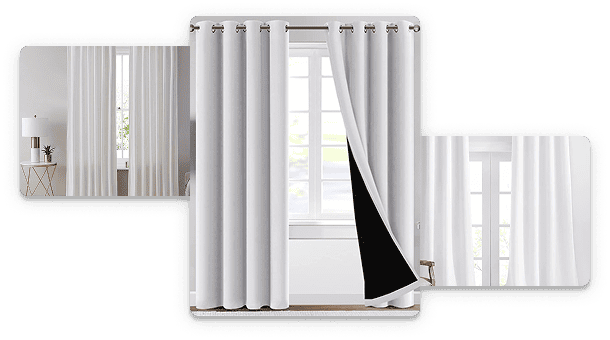 living room curtains Dubai