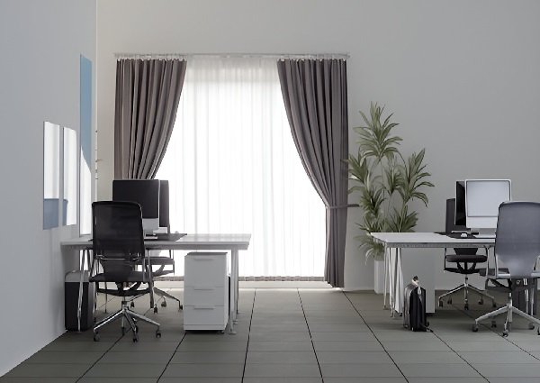 office window curtains dubai uae