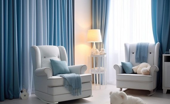 Best blue curtains Dubai