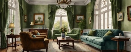 Green Curtains Shop Dubai