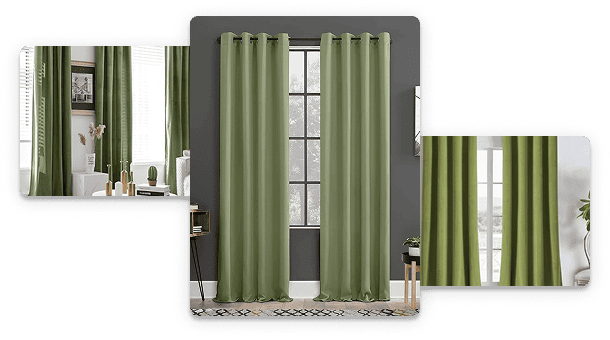 Premium Quality Green Curtains