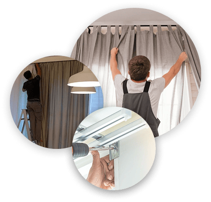 curtains installation Dubai